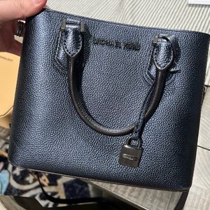 Midnight blue Michael Kors crossbody purse